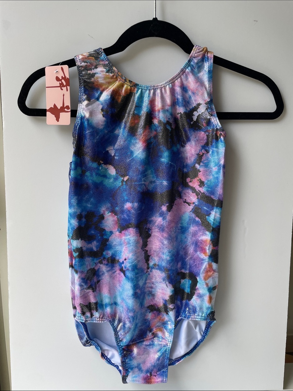 Kids Tie-Dye One-Piece Leotard - Blue/Purple